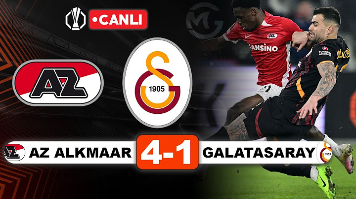 Az Alkmaar 4-1 Galatasaray / Avrupa Ligi Canlı Yayın