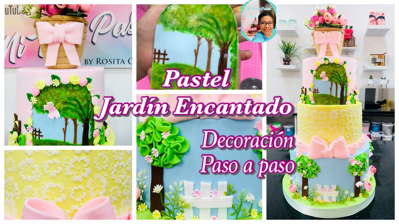 Jardín Encantado Decoración Paso a paso ( Tutorial)