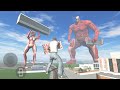😱 Franklin vs Giant Titans! Entire City Destroyed! | Indian Bike Driving 3D #indianbikesdriving3d
