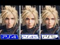 Final Fantasy VII REMAKE | PS5 - PS4 Pro - PS4 | Graphics Comparison & FPS