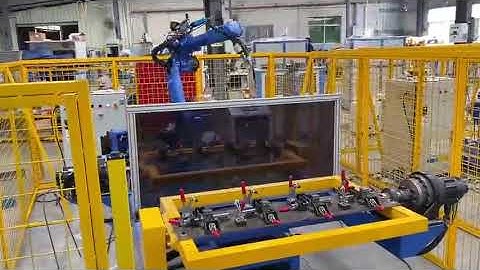 Hwashi welding robot with three axis servo positioner