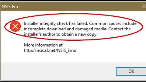 How to fix NSIS Error in windows 10/8.1/8/7