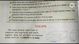 Class-5,Maths, Ch -15, Area and Volume , Ex-15.2 and 15.3