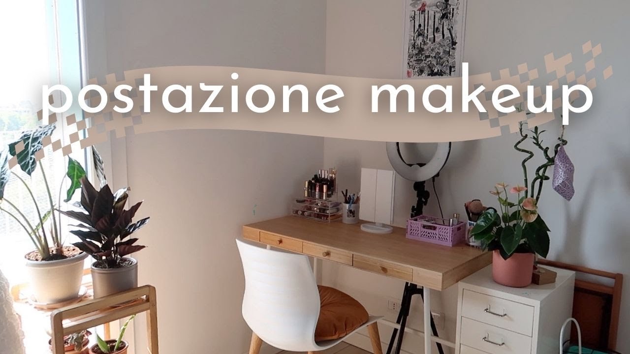 Organizzo la nuova postazione trucco | Makeup collection