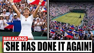 Alex Eala SHATTERS Wimbledon Crowd Record Against Iga Swiatek in Historic Showdown