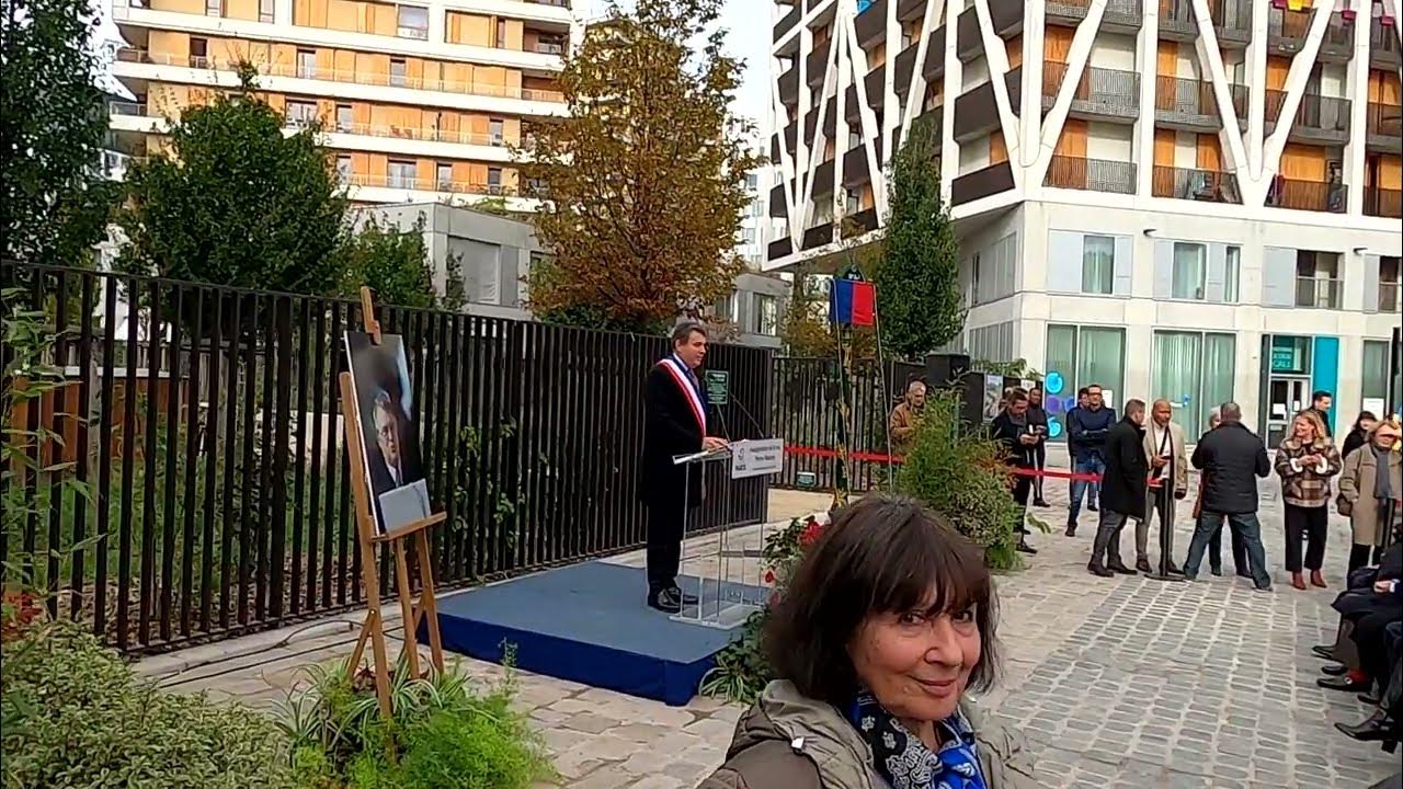 Inauguration de la rue Pierre Mauroy dans le quartier Chapelle Internationale Paris 18 YouTube