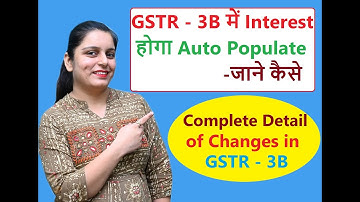 Interest Auto Populated in GSTR-3B I All Changes in GSTR-3B with complete Details in One Video