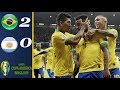 ملخص مباراة البرازيل والارجنتين 2 0 شاشة كاملة ᴴᴰ تعليق عصام الشوالي 