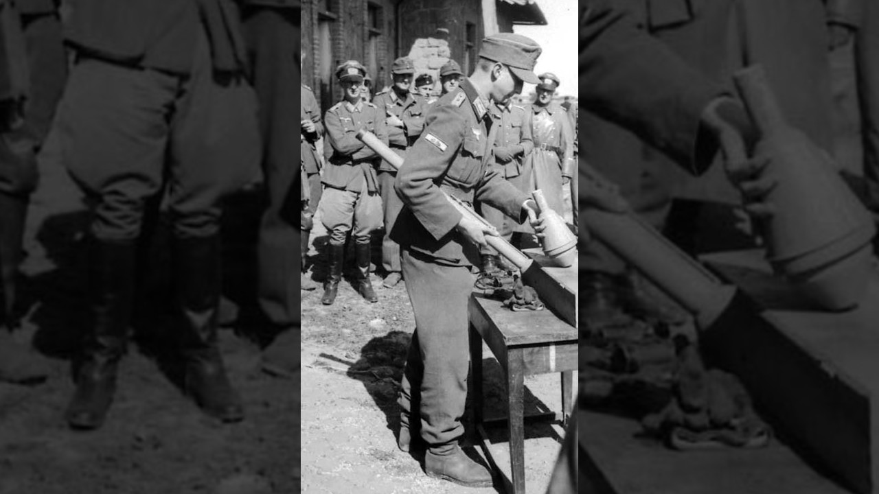 How Effective was the  Panzerfaust #history #youtubeshorts #ytshorts #shorts #short