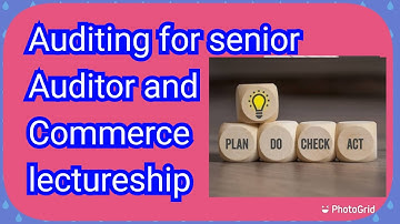 Introduction to Auditing Part 1 #KnowledgeThirst #FPSC #SPSC #NTS