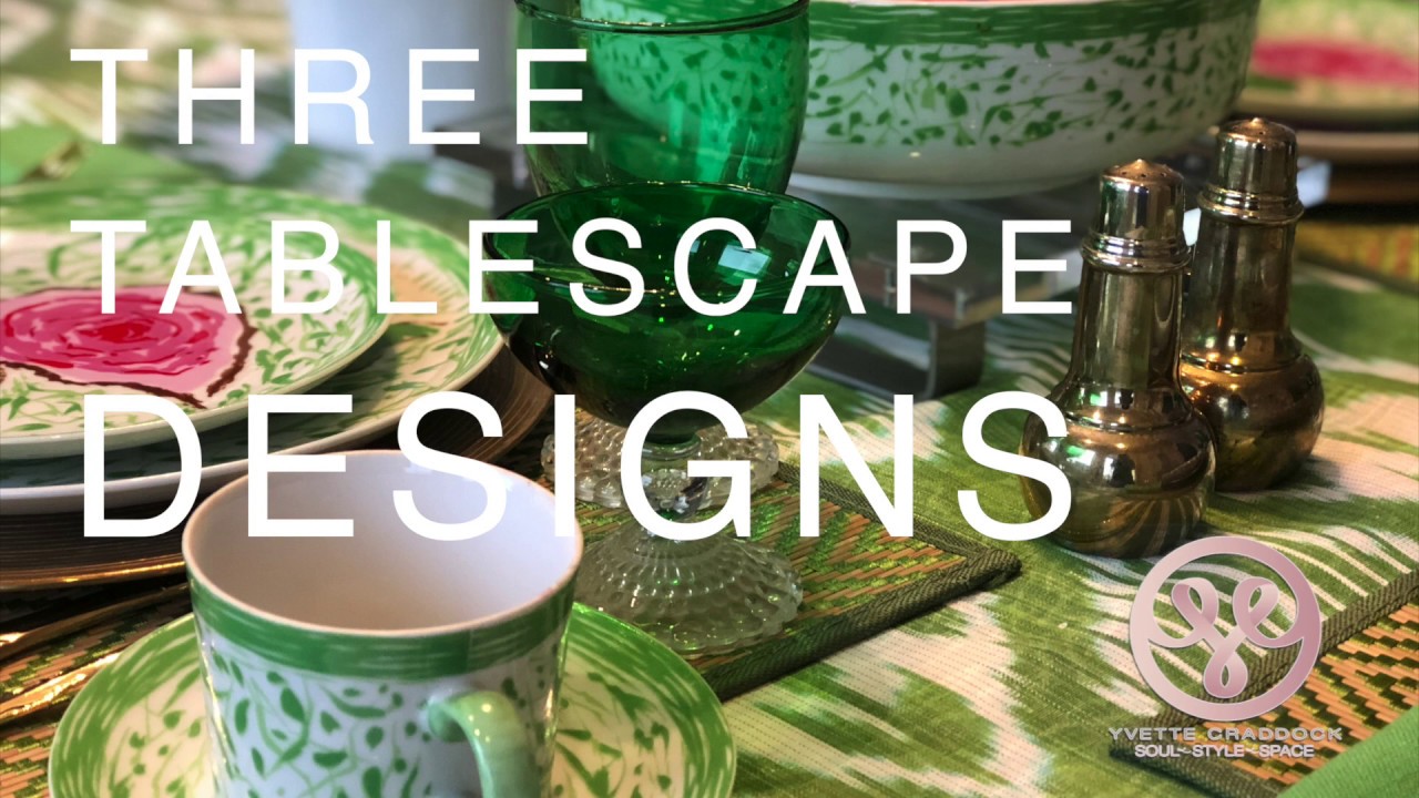 Three Design Ideas for Spring Tablescapes
