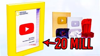 The NEW 20 MILLION Subscribers YouTube Play Button!
