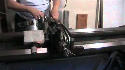 My Lathe Way Grinder in Action