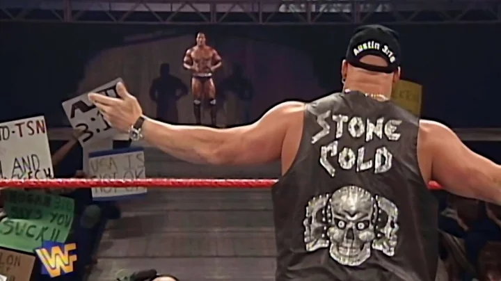 The Rock (Rocky Maivia) & Stone Cold Steve Austin First Ever Encounter - RAW IS WAR!
