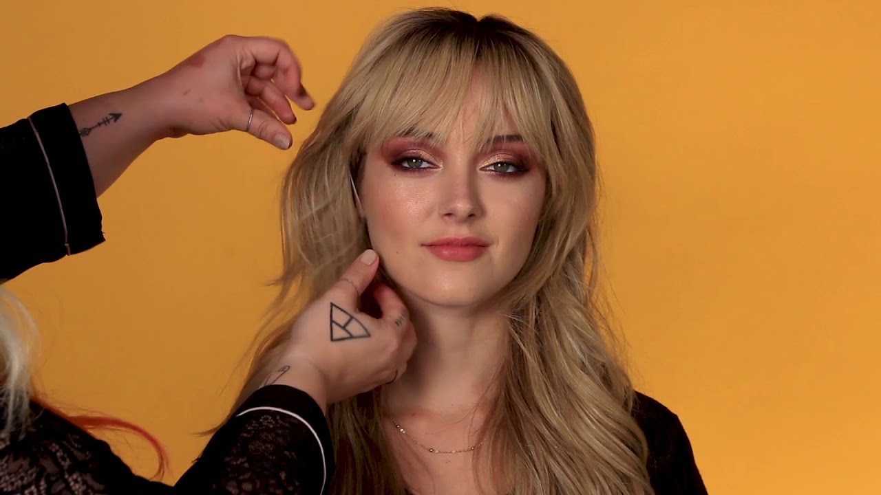 How-to Shaggy Clip-in Bangs | The Hair Shop - YouTube