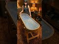 Mini Coral Reef Epoxy Circle Table 🐠 Ocean Vibes Transformation!