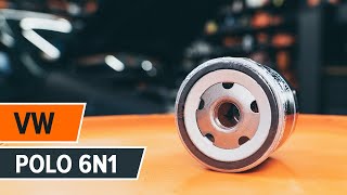 Motoroliefilter monteren VW POLO (6N1): gratis video