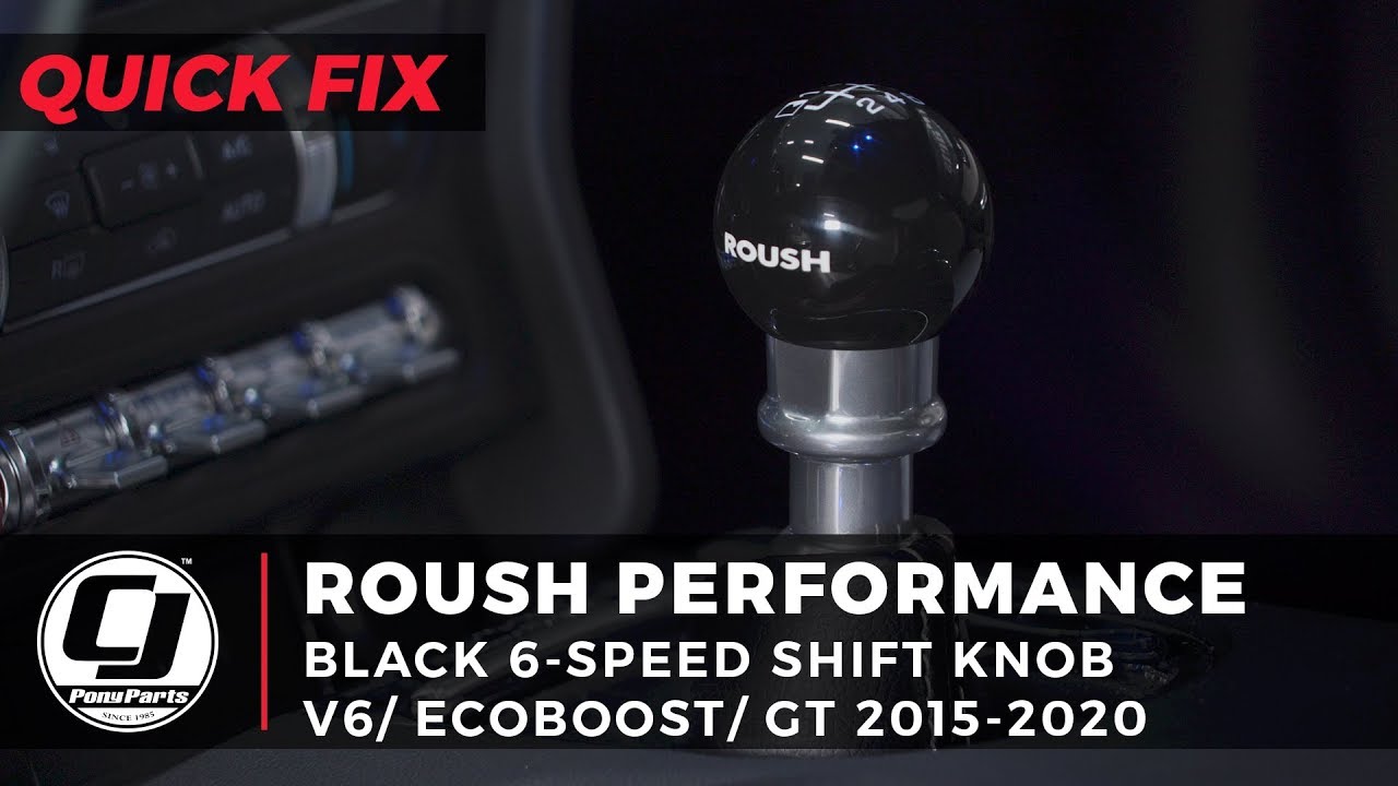 20152020 Ford Mustang Roush Black Shift Knob YouTube