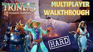 Trine 5 MULTIPLAYER WALKTHROUGH (Hard Puzzle)