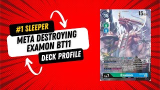 THIS DECK DESTROYS XROS HEART AND BWG!! | Examon Deck Profile BT11 Format | Digimon TCG! Tier 1!!!!!