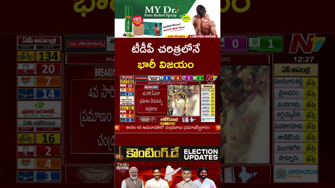 AP Election Results 2024 : టీడీపీ చరిత్రలోనే భారీ విజయం l NTV