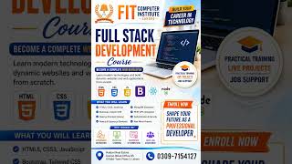 Full Stack Development Course Lahore, Punjab Pakistan