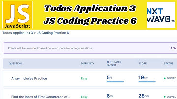 Todos Application 3 | JS Coding Practice 6 Answers | JavaScript | NxtWave | CCBP 4.0