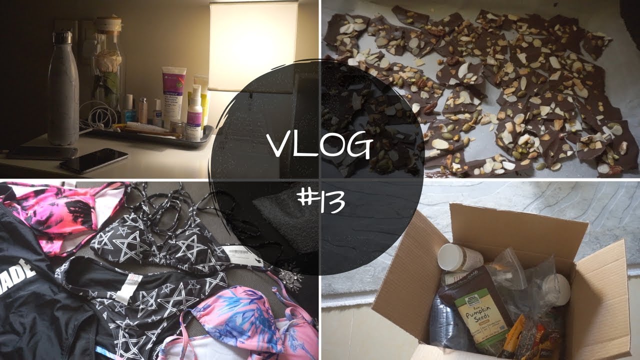 VLOG13: مشترياتي من اي هيرب، روتين بشرتي الليلي، مشترياتي من بوهو، كيف تسوون التشوكليت الخاص فيكم