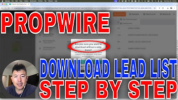 ✅  How To Download Propwire Lead List To Spreadsheet🔴