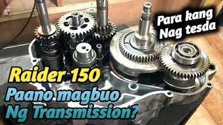 Paano mag buo ng transmission gear? Step by step tutorial / Raider 150