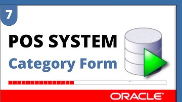 POS System : Category Form Using Oracle Developer 6i (Urdu/Hindi)