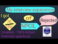 NPCIL INTERVIEW EXPERIENCES | ET MECHANICAL | ACTUAL QUESTION | THROUGH GATE | By -RAAZ GUPTA