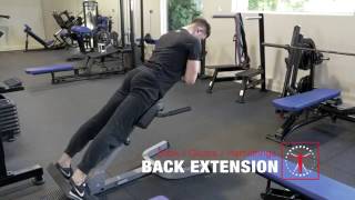 Back Extension Technique Demonstration