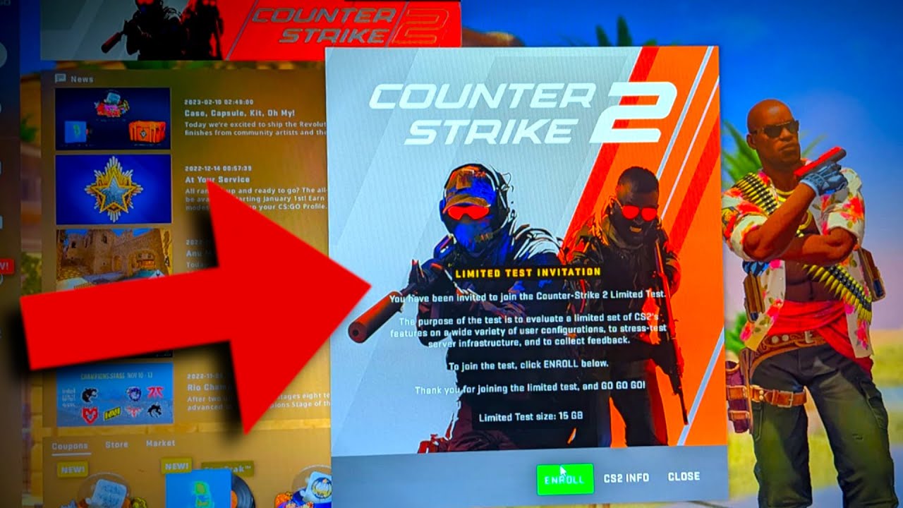 Counter Strike 2: release date and beta/limited test info