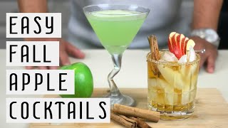 FALL APPLE COCKTAILS || Apple Pie and Apple Martini