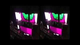 D J Table Rolling Riser With Built In P16 Out Door Video Wall