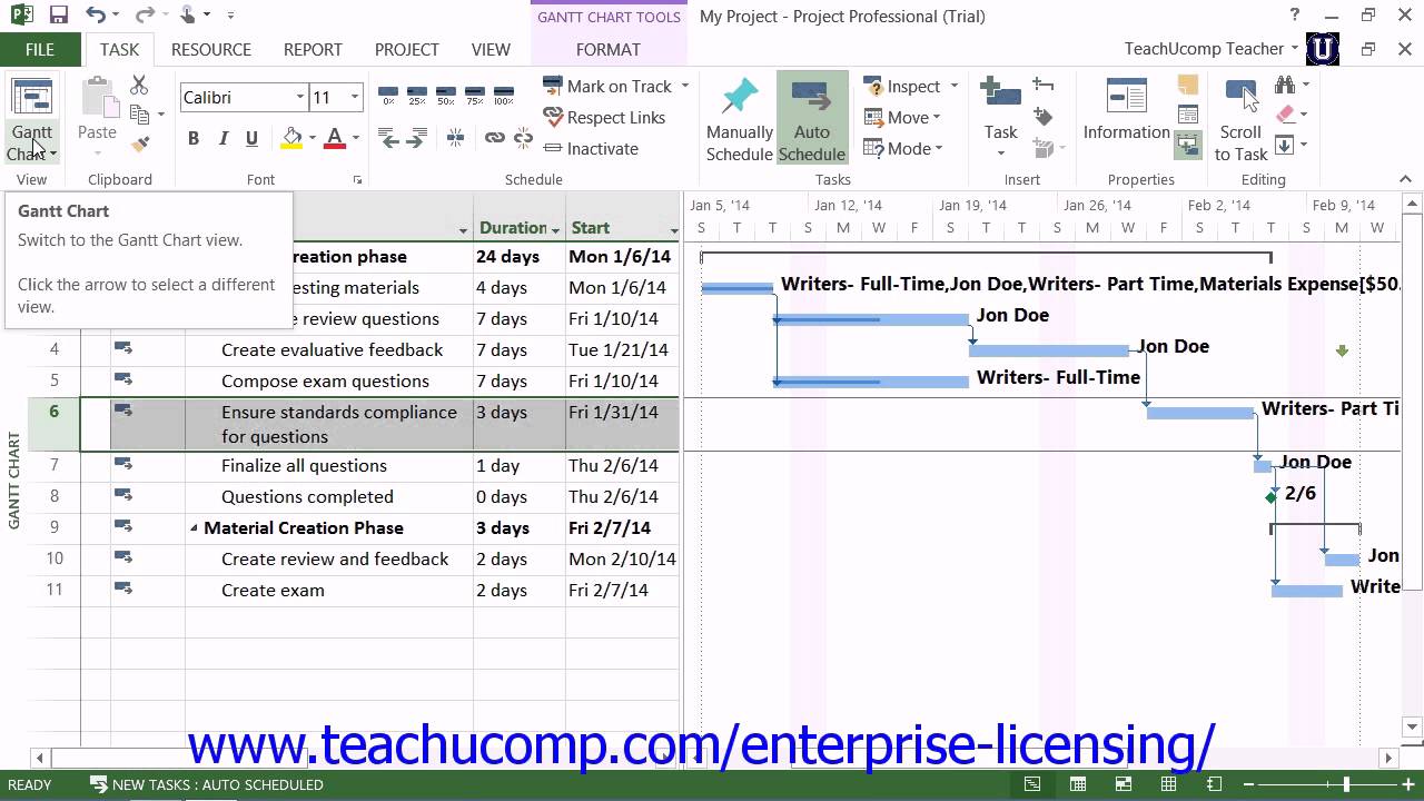 Microsoft Office Project Tutorial 2013 Advanced Resource Managment 10.3 ...