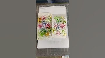 Quick crafts: Creating 2 cards from 1 use 🤩