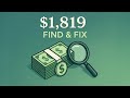 Why You're Secretly Losing $1,819 (And How to Fix It)