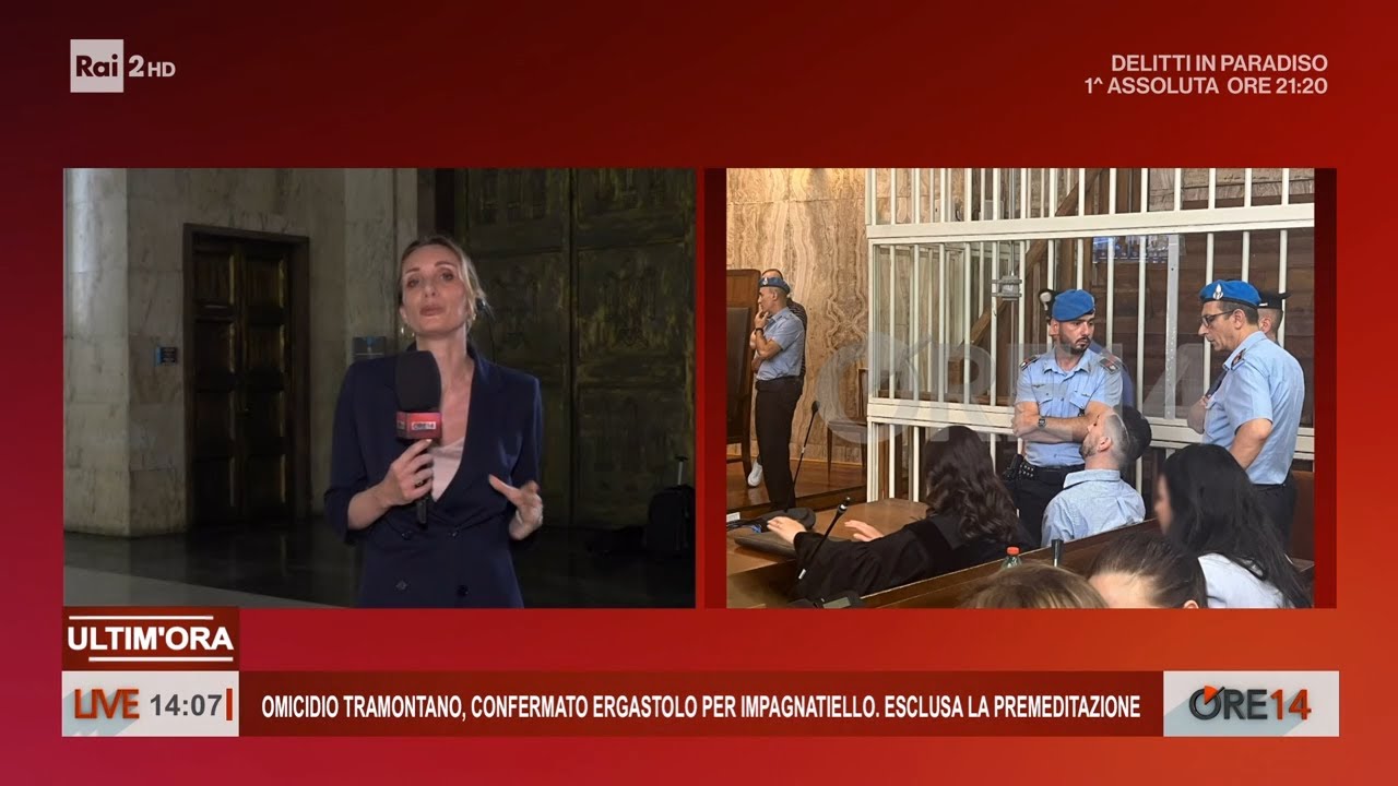 Impagnatiello, confermato l'ergastolo ma esclusa la premeditazione - Ore 14 del 25/06/2025