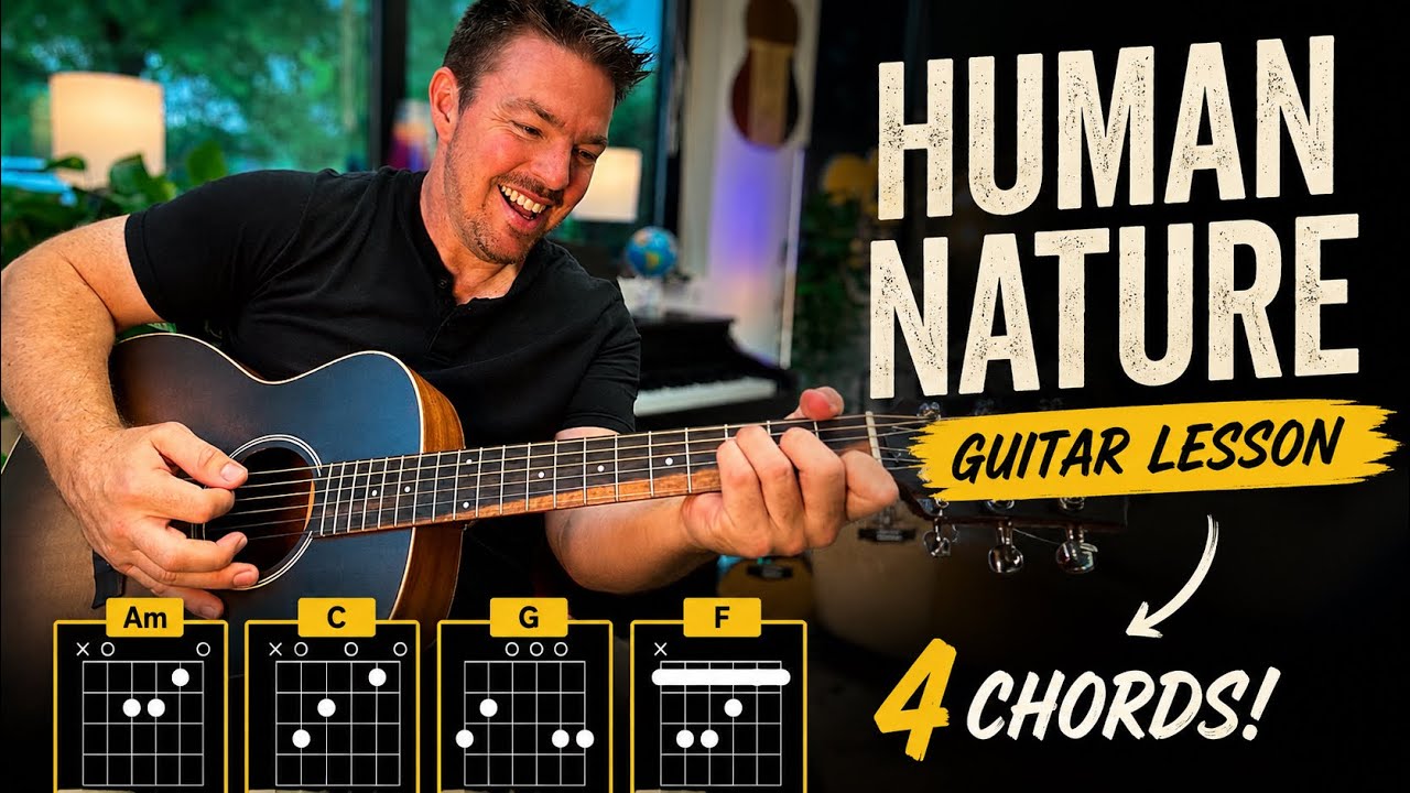 Human Nature | Michael Jackson | Beginner Guitar Lesson