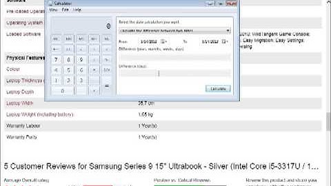 Convert Metric to Imperial using the Windows 7 calculator