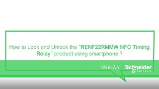 How to Lock and Unlock the “RENF22R2MMW NFC Timing Relay” Product Using a Smartphone screenshot 2