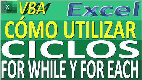 Ciclos: For ... Next, Do ... Loop While, For Each ... Next