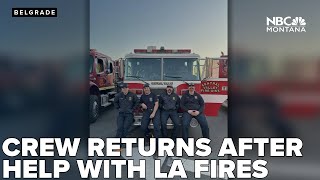 Central Valley Fire District crew returns from assisting wildfire efforts in California