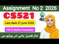 CS521 Assignment 2 Solution Spring 2026 |CS521 Assignment 2 Solution 2026 |
