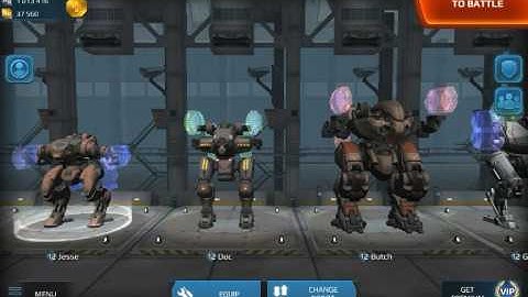 War Robots test server 2.5.0 (187) Feb 3 2017 new map and weapons prototype sneek peek.