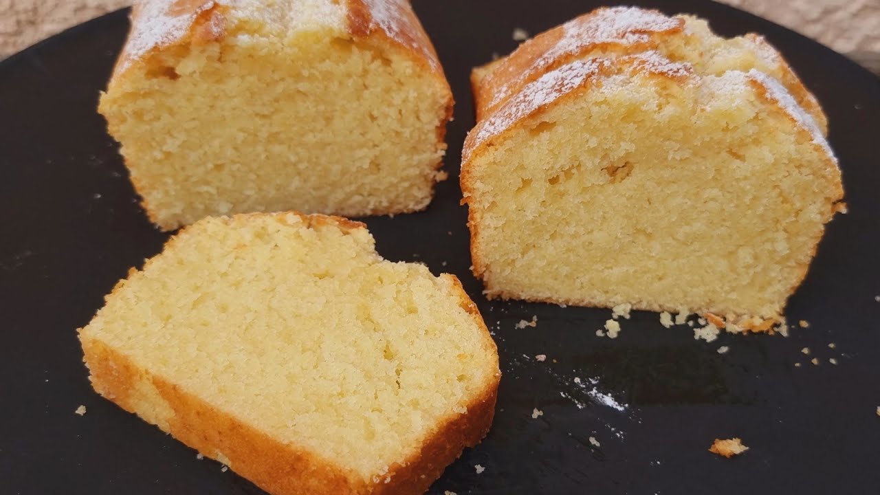 Cake à la crème fraîche épaisse ultra moelleux  وصفة الكيك بالكريمة الطازجة