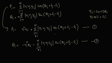 Newton Raphson Load Flow Method in Polar Form | Part 2