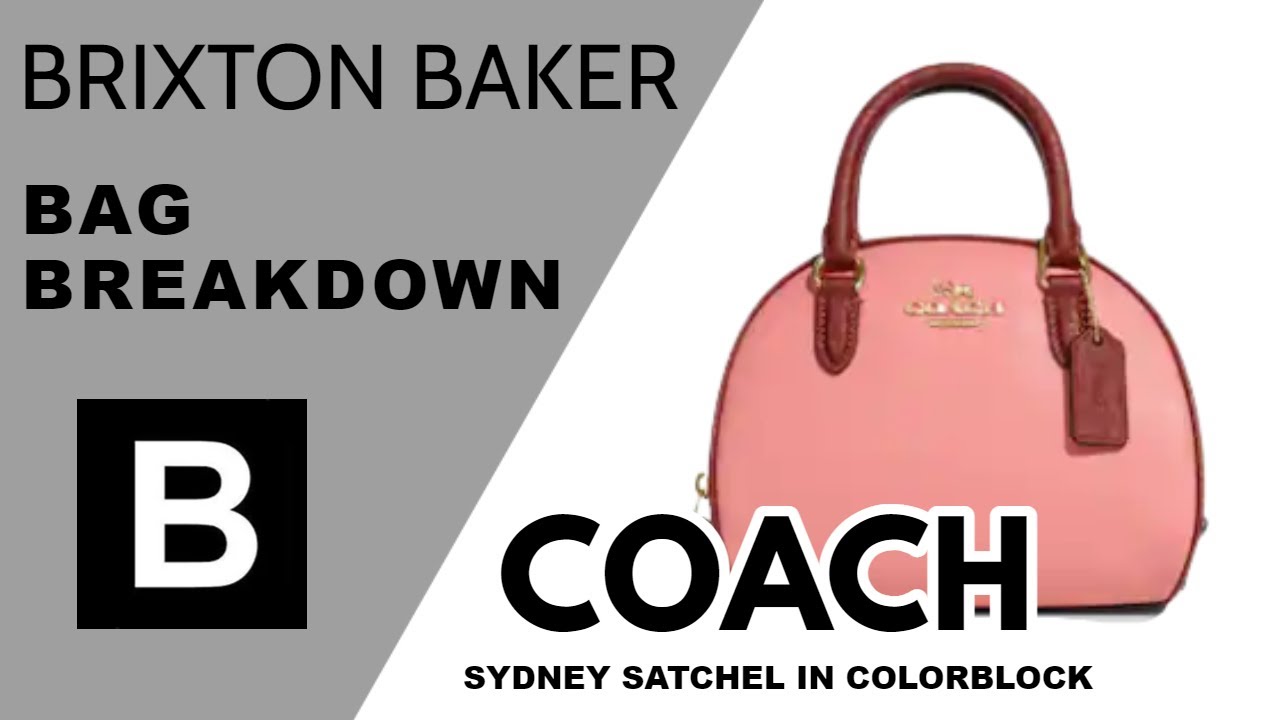 Coach Sydney Satchel In Colorblock 